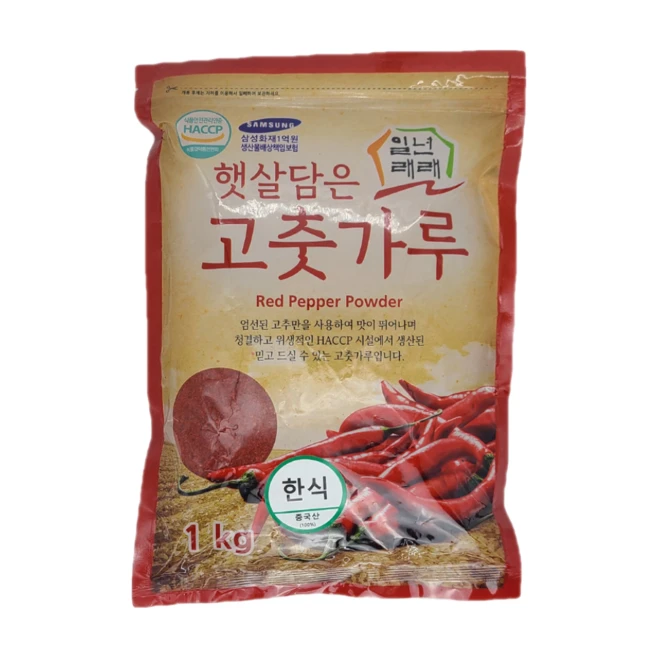 일년래래 햇살담은 중국산 한식용 고춧가루, 1kg, 1개