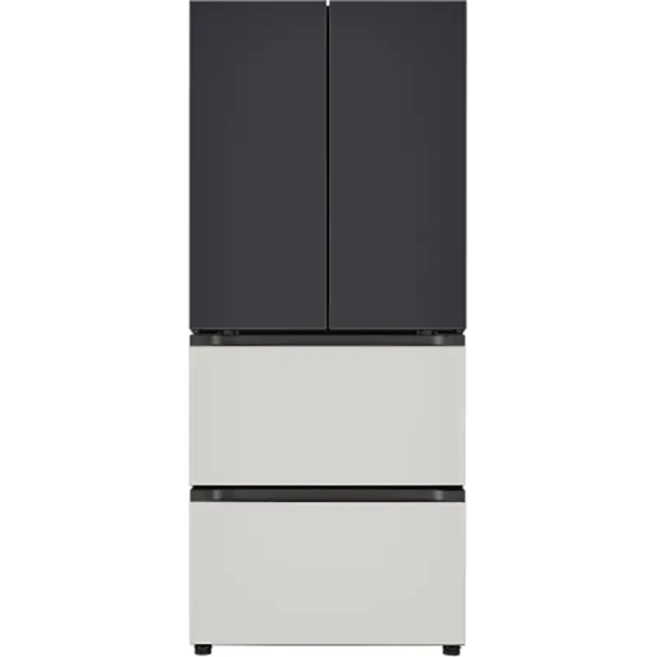 LG전자 디오스 오브제컬렉션 김치톡톡 402L 김치냉장고 방문설치, 블랙 + 그레이, Z407MBG141