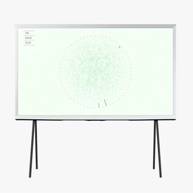 삼성전자 4K UHD QLED The Serif TV 화이트, 138cm(55인치), KQ55LSD01AFXKR, 스탠드형, 방문설치