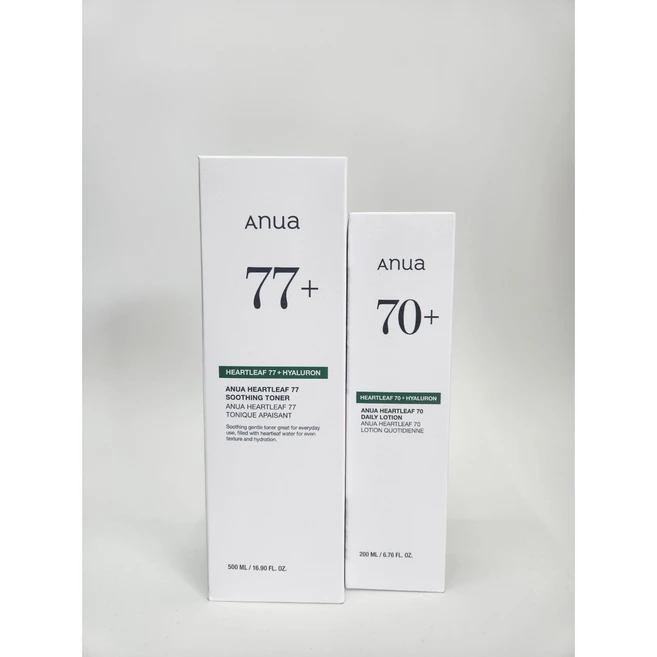 아누아 어성초77+ 토너 500ml + 데일리로션 200ml 2종세트, 1세트