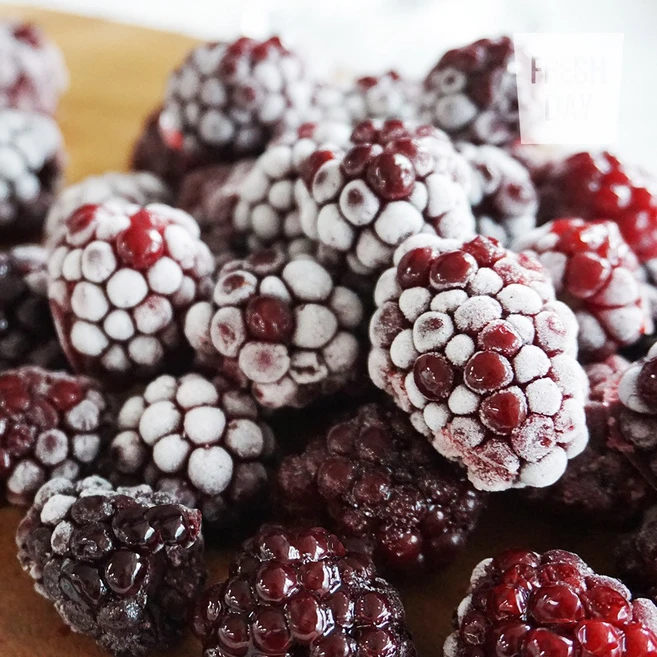 프레시데이 고창 슈퍼 복분자 블랙베리 냉동 생과 특품 1Kg, 1개