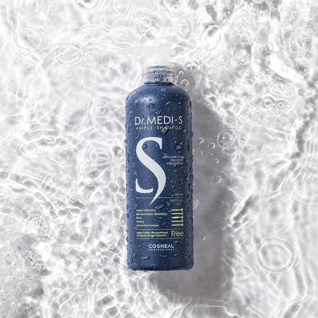 [유통기한임박특가 1+1] 닥터메디스 앰플샴푸 지성 두피케어 저자극 탈모샴푸 500ml, 2개