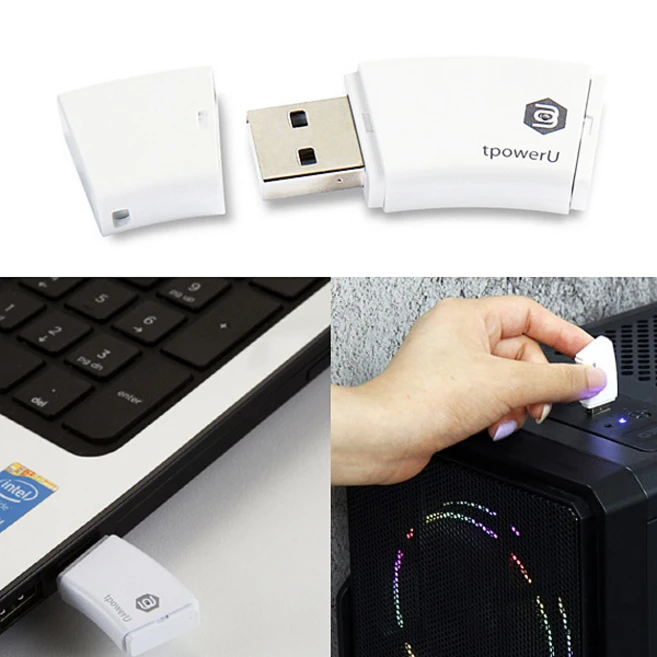 NEW 티파워유 Tpower U 컴퓨터 전자파 블루라이트차단, 화이트