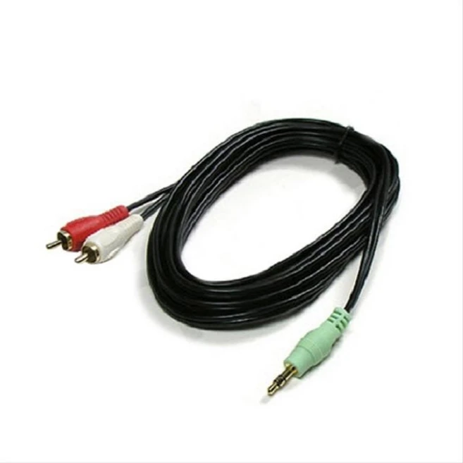 추천10 aux 3.5mm to 2 rca 오디오 케이블 혼합색상