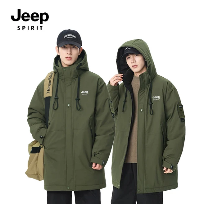 JEEP spirit 지프스피릿 남녀공용 아웃도어 롱패딩 점퍼 JPHJ-2375