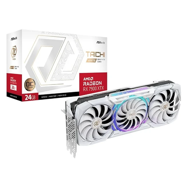 ASRock 그래픽보드 AMD Radeon RX7900XTX GDDR6 24GB 탑재 모델 국내정규대리점품 RX7900XTXTCW24GO