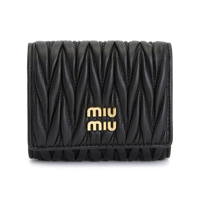 미우미우 마테라쎄 여성 반지갑 5MH033 2FPP F0002
