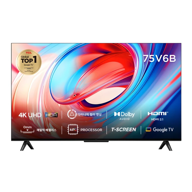 추천5 tcl 75인치 tv c755