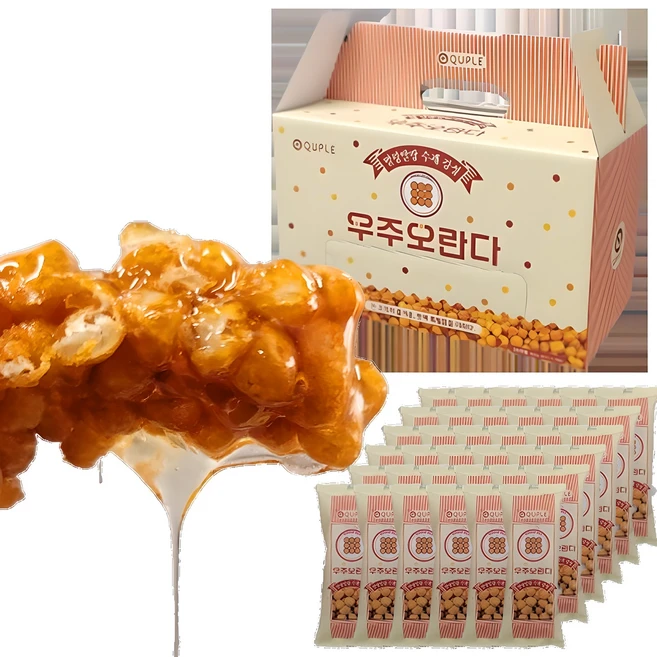 우주오란다 말랑말랑 플레인 강정, 30g, 36개