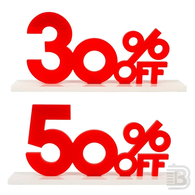 베스트퀄 세일할인POP안내판 20%OFF 할인점쇼카드, 30프로