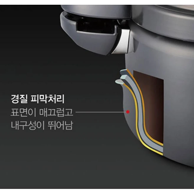[PN풍년]블랙펄 2인용압력밥솥, 2L