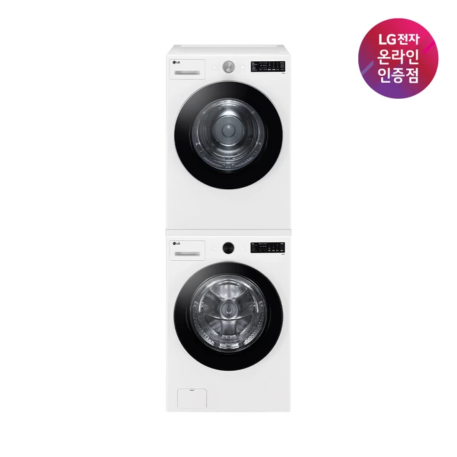 LG 트롬 오브제컬렉션 세탁기 건조기세트 FG21WN-8WNS 21KG+18KG 화이트+화이트