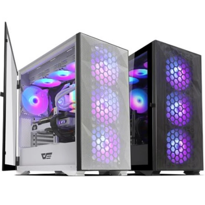 블루컴퓨터 AMD 라이젠 9800X3D + RTX 5080 하이엔드 게이밍 컴퓨터, 9800X3D5080, Free DOS, 500GB, 32GB, 블랙/화이트