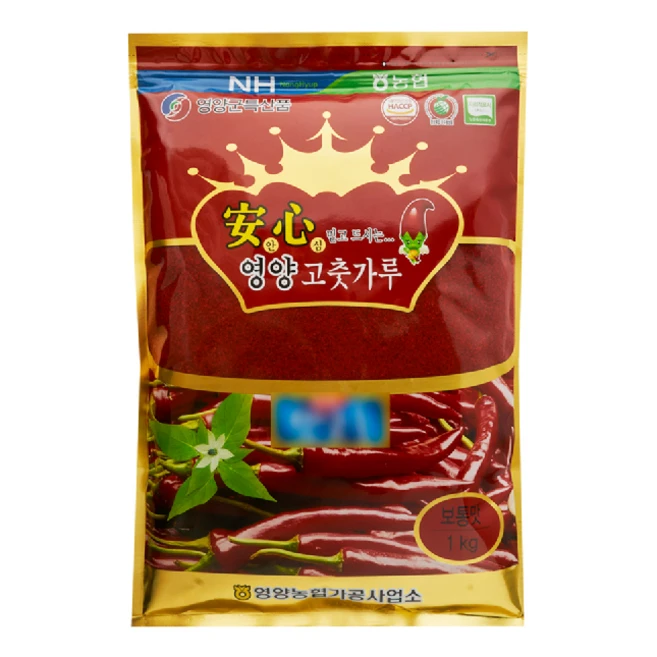 [ 2024 햇 고춧가루 ] 24년산 영양농협 안심 영양 고춧가루 김치 김장용 보통맛/매운맛(맛 중량 필수), 매운맛, 1kg, 1개