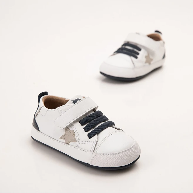 [RT] 올드솔 아기신발 돌 유아 첫 걸음마신발 아기운동화 120 130 140 플래티넘버브 스노우/네이비