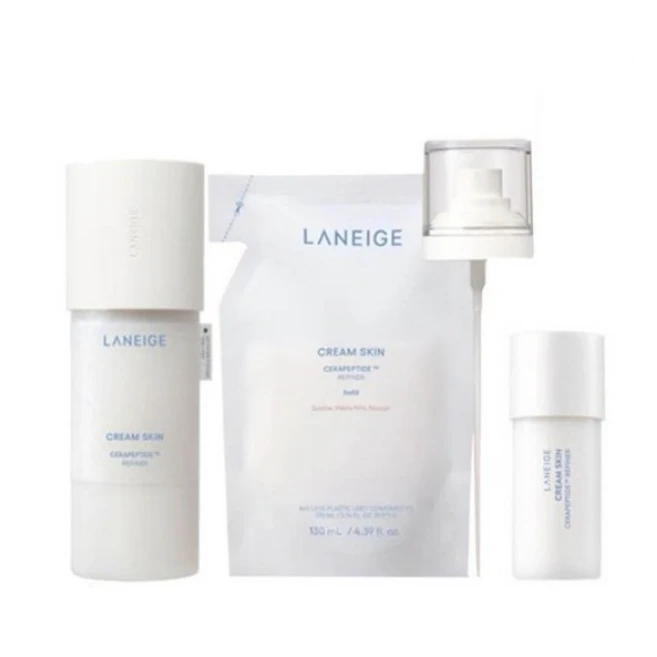 라네즈 크림스킨 170ml+리필 130ml+미스트 펌프+휴대용50ml증정, 1개, 350ml