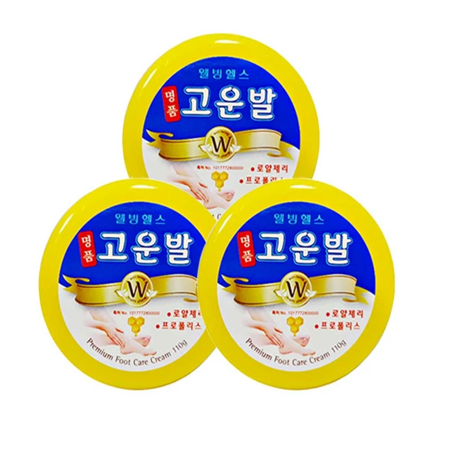 고운발 웰빙헬스팜 명품 크림, 110g, 3개
