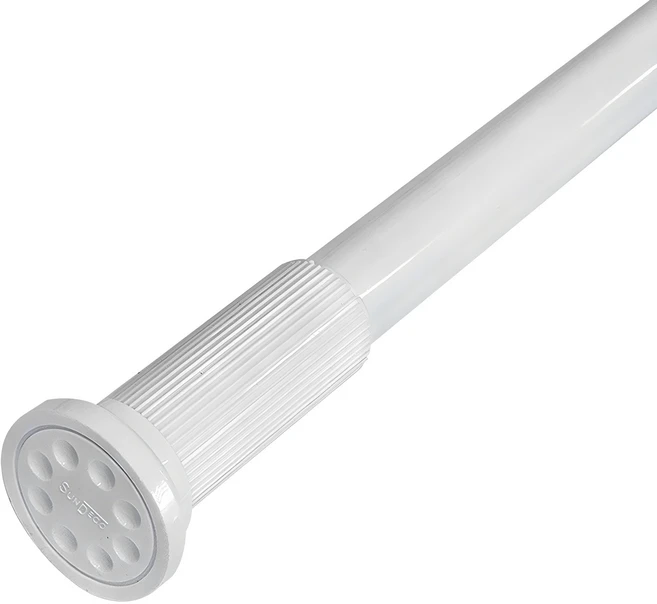 썬데코 22mm 강력 이중스프링 압축식 압축봉, 화이트