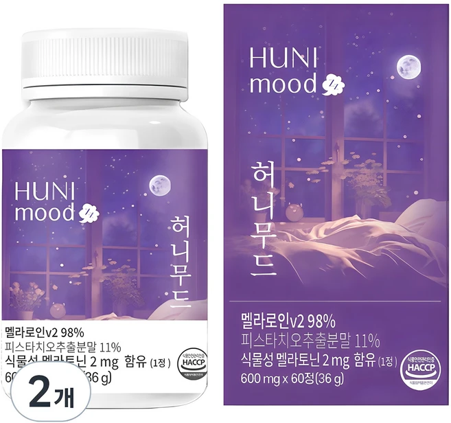허니무드 영양제, 60정, 2개