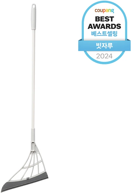 쓰리잘비 기본형 다용도 실리콘 빗자루, 1개, 그레이