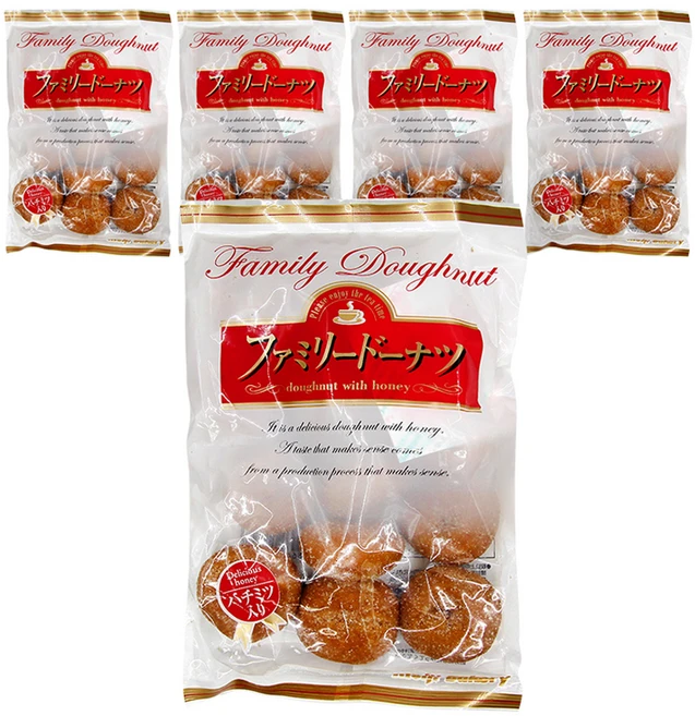 메이지 베이커리 패밀리도넛, 130g, 5개