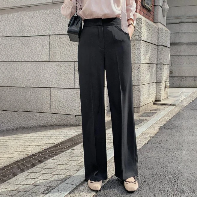 어나더TWEE 여성용 엔비아 와이드 슬랙스 Short tsl0312