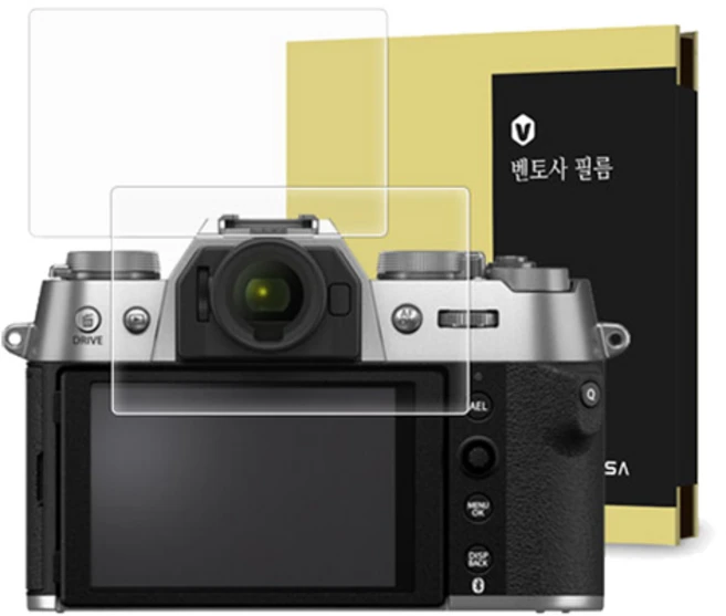 벤토사 후지 X-T50 카메라 강화유리 액정보호필름 2p 세트, VTS-CCDF, 1개