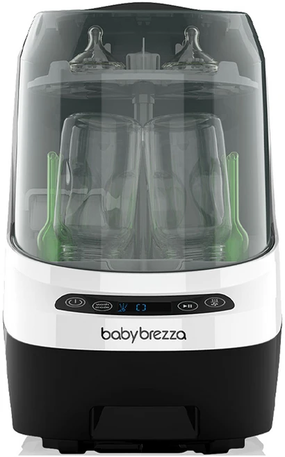 베이비브레짜 원스텝 젖병 세척기 BRZ0103, 블랙 + 화이트