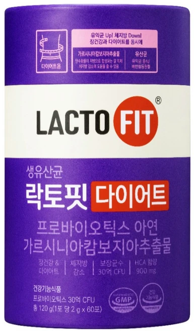 락토핏 다이어트 유산균 60p, 120g, 1개