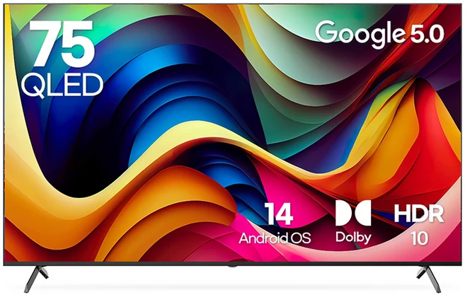 루컴즈 4K UHD QLED 구글 5.0 스마트TV