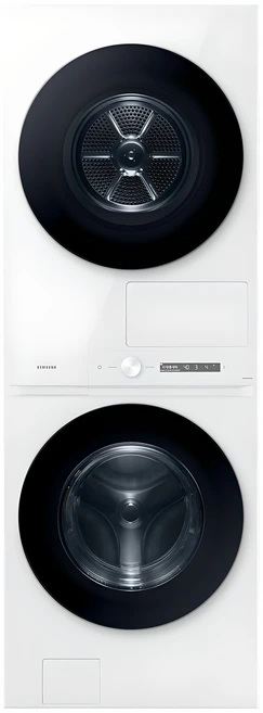 [10% 환급가전] 삼성전자 비스포크 그랑데 AI 원바디 Top Fit 세탁기 + 건조기 WF2117HCWWC 21kg + 17kg 방문설치, 화이트