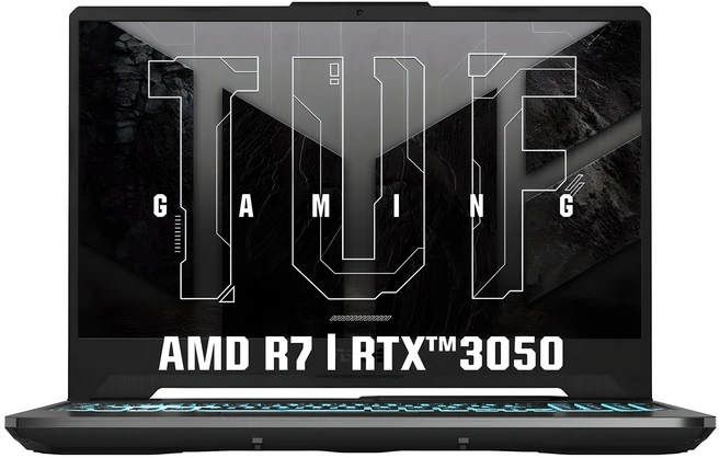 에이수스 2024 TUF 게이밍 A15 라이젠7 라이젠 7000 시리즈 지포스 RTX 3050, Graphite Black, 512GB, 8GB, Free DOS, FA506NCR-HN001