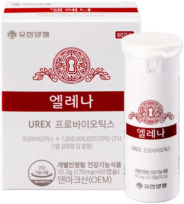 엘레나 유산균, 60정, 1개
