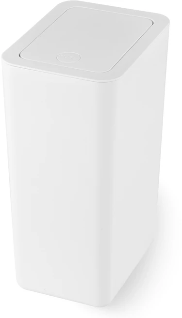 코멧 홈 터치 휴지통 10L, 화이트, 1개