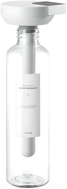 프롬비 워터캡슐2 무선 생수병 가습기, FA145, 그레이