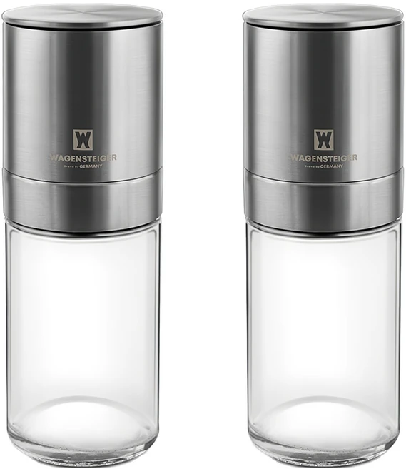 바겐슈타이거 소금 후추 밀스 그라인더 양념통, 100ml, 2개