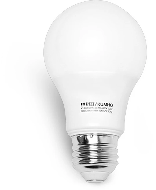 번개표 LED 전구 12W 화이트, 주광색, 1개