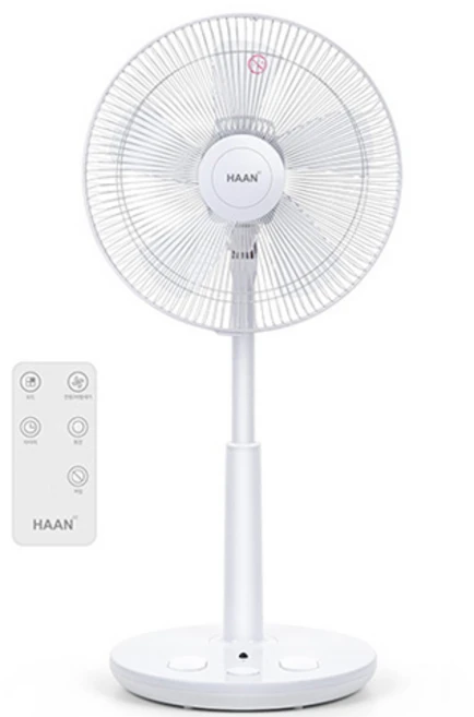 한경희이지라이프 초미세풍 발터치 리모컨 선풍기 HAAN-HDC230, HAAN-HDC230(화이트)