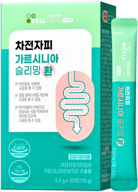 이너랩 차전자피 가르시니아 슬리밍 환, 110g, 1개
