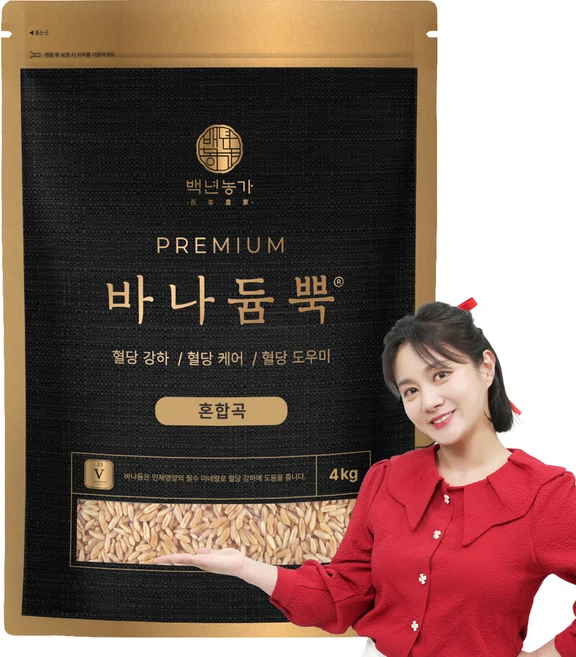 바나듐뿍 백년농가 혼합곡, 1개, 4kg