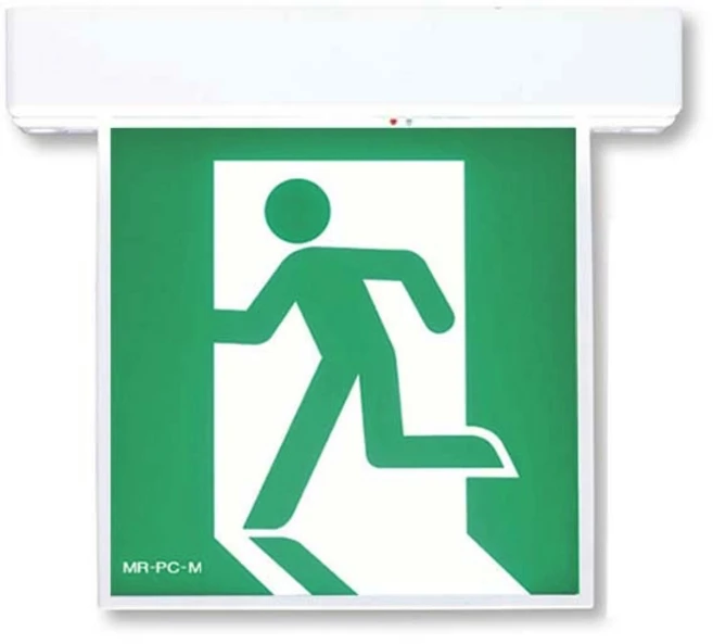 피난구 유도등 천정형 단면, 1개, 1개