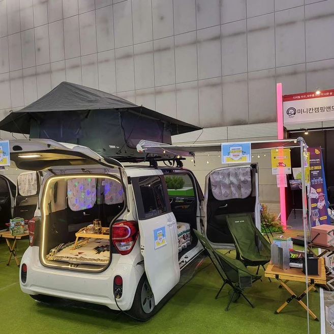 [서울/경기] [미니칸캠핑카렌트] 감성차박패키지(캠핑용품풀세트포함,4인승)