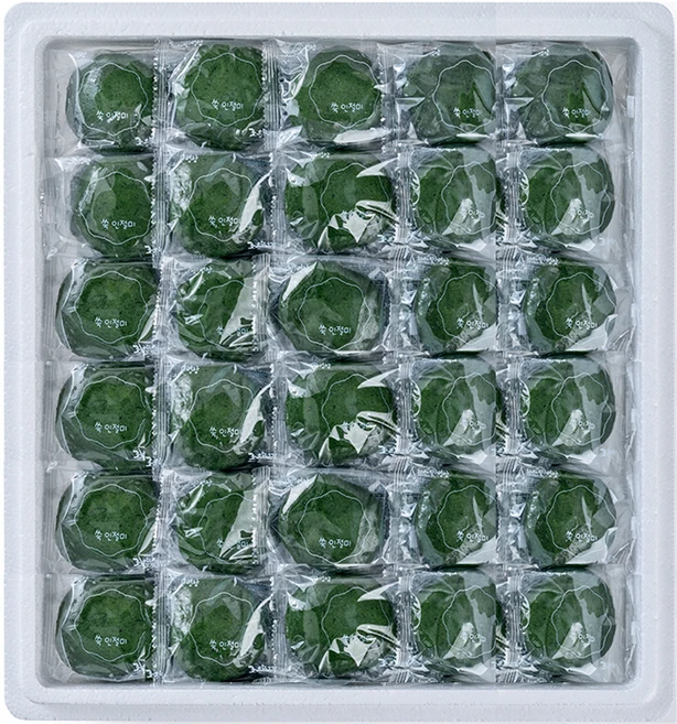 조은떡집 당일제조 쑥 떡 인절미 개별포장, 80g, 30개
