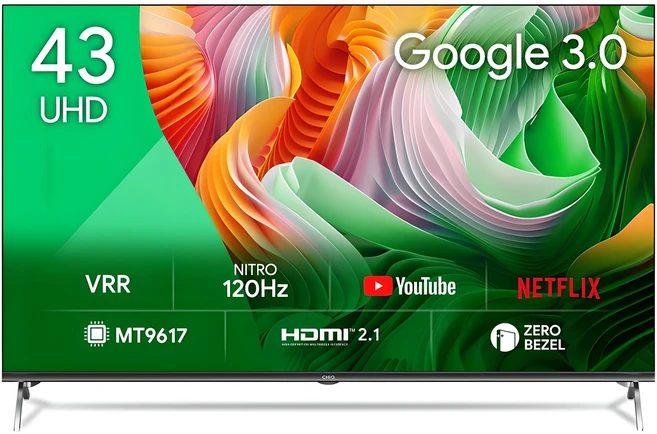 더함 4K UHD 스마트 120Hz 돌비 AI 구글 3 게이밍 TV