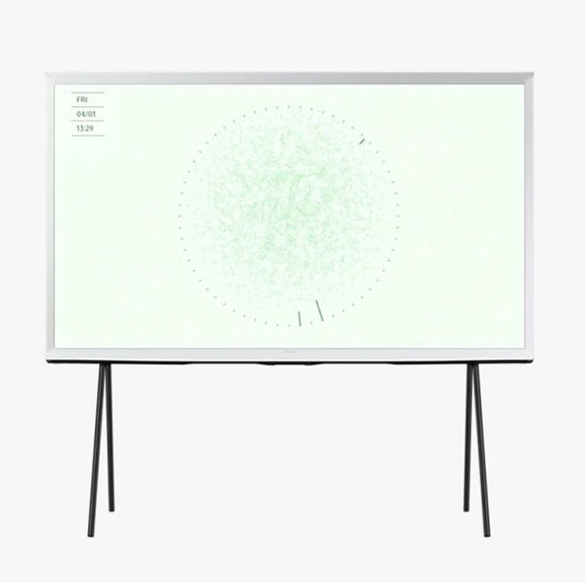 삼성전자 4K UHD QLED The Serif TV 화이트, 138cm(55인치), KQ55LSD01AFXKR, 스탠드형, 방문설치