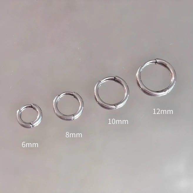 [1+1] 써지컬스틸 원터치 링귀걸이