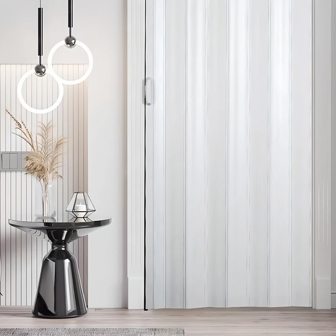 [오늘출발] 하우스코버 자바라 홀딩도어 커튼 접이식 문 칸막이 주름문 중문 슬라이딩 도어