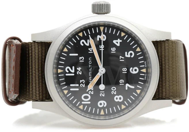 해밀턴 카키필드 메커니컬 시계 38mm 나토스트랩 워치 H694390