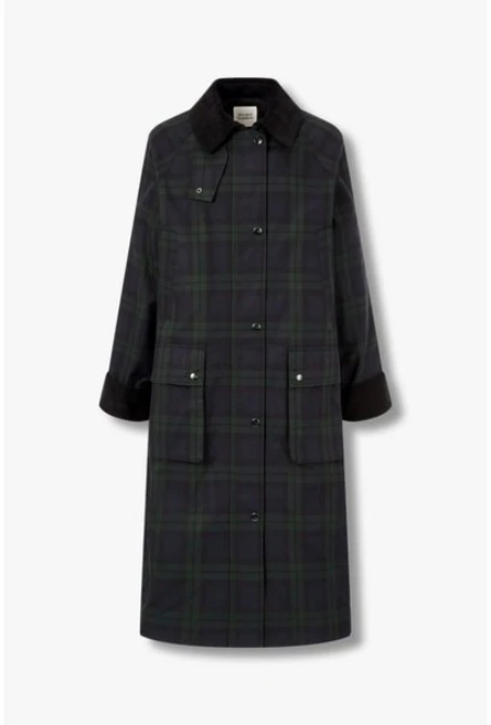 스튜디오 톰보이 카라배색 트렌치코트 9174311971 348902