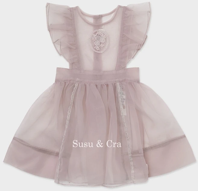 [브랜드정품]슈슈앤크라 공식브랜드관 mini 이렐리나 원피스 ㅡ 바이올렛 봄신상 여아선물